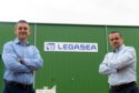 Birchmoss Plant & Storage, Echt.  Legasea have been nominated for national award. From left Ray Milne and Lewis Sim. CR0022679
13/07/20
Picture by KATH FLANNERY