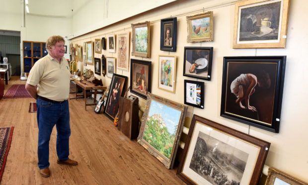 Graham Lumsden, a senior partner at John Milne Auctioneers in Aberdeen. Picture by Kenny Elrick