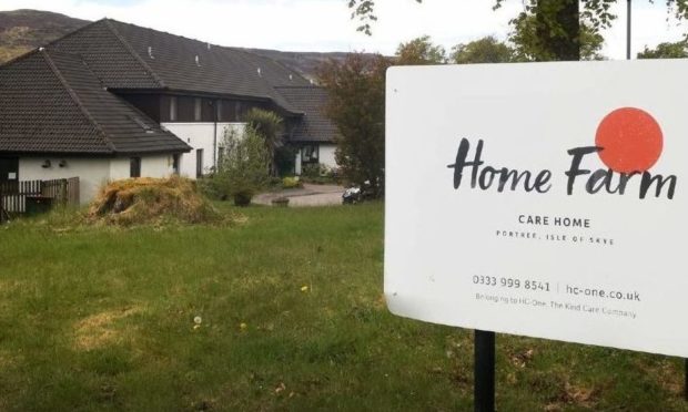 Home Farm care home,
Portree, Skye.