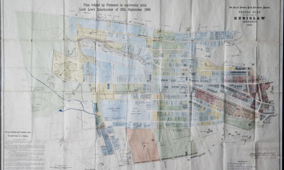 The City of Aberdeen Land Association plans for what would become the prestigious Rubislaw area of the Granite City.