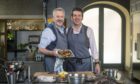 Nick Nairn and Dougie Vipond formed an instant rapport on "The Good Food Guys". Pic: BBC Scotland.