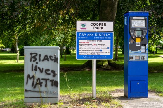 Vandals target Cooper Park.