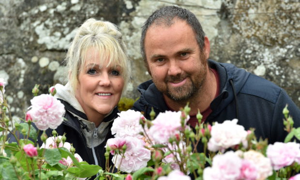 Mandy and Alec Rough at Elsick House, Cammachmore.