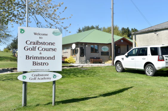 Pictured is a locator of Craibstone Golf Course and Brimmond Bistro, Bucksburn, Aberdeen.
Pictured 07/05/2020
Picture by DARRELL BENNS  
CR0021266