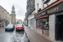 The parking bay in front of Maclean's Bakery in Forres.
Pictures by Jason Hedges.
