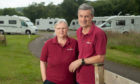 Site managers for Culloden Moor Caravan Park, Keith and Lisa Jeffs on site.
Pictures by Jason Hedges