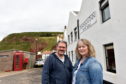 New owners of the Pennan Inn, Roland and Monika Focht. Picture by Kami Thomson