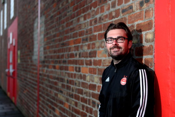 Stuart Bathgate, Aberdeen FC Women co-manager. 
Picture by Scott Baxter