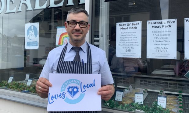 Paul Clark of  B.Clark and Son Butcher in Nairn.