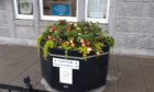 Inverurie High Street (planter outside the Masonic Hall