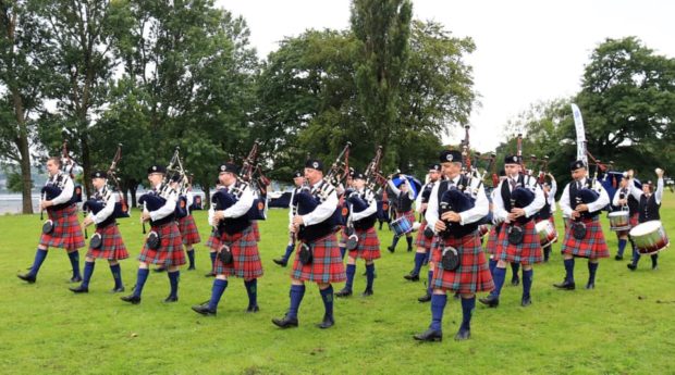 Turriff Pipe Band at the Scottish Championships 2019