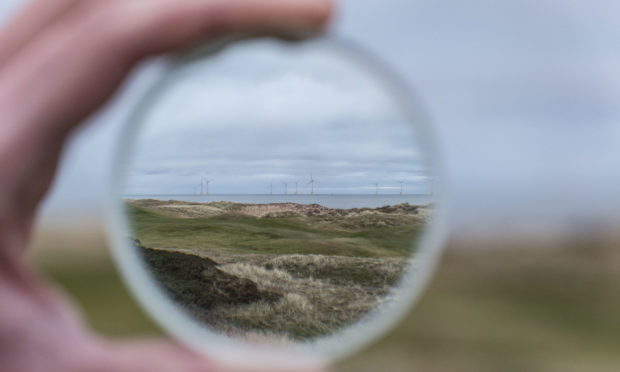 Vattenfall's European Offshore Wind Deployment Centre in Aberdeen Bay.