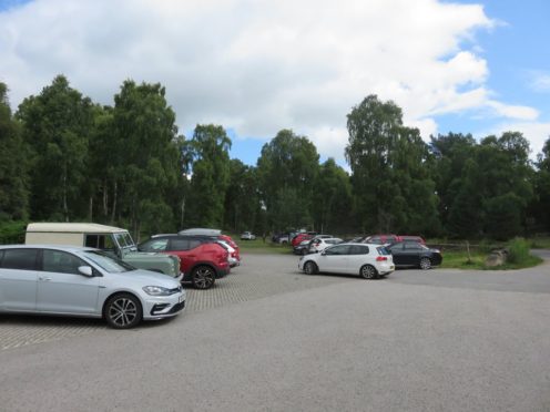 The Muir of Dinnet car park - Aberdeenshire Ranger Service