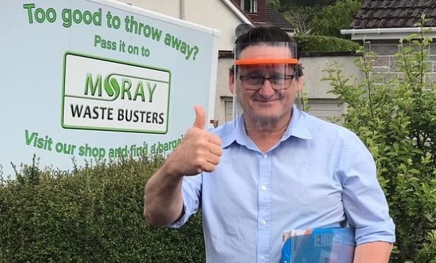 Phil Mills, operations manager of Moray Waste Busters.