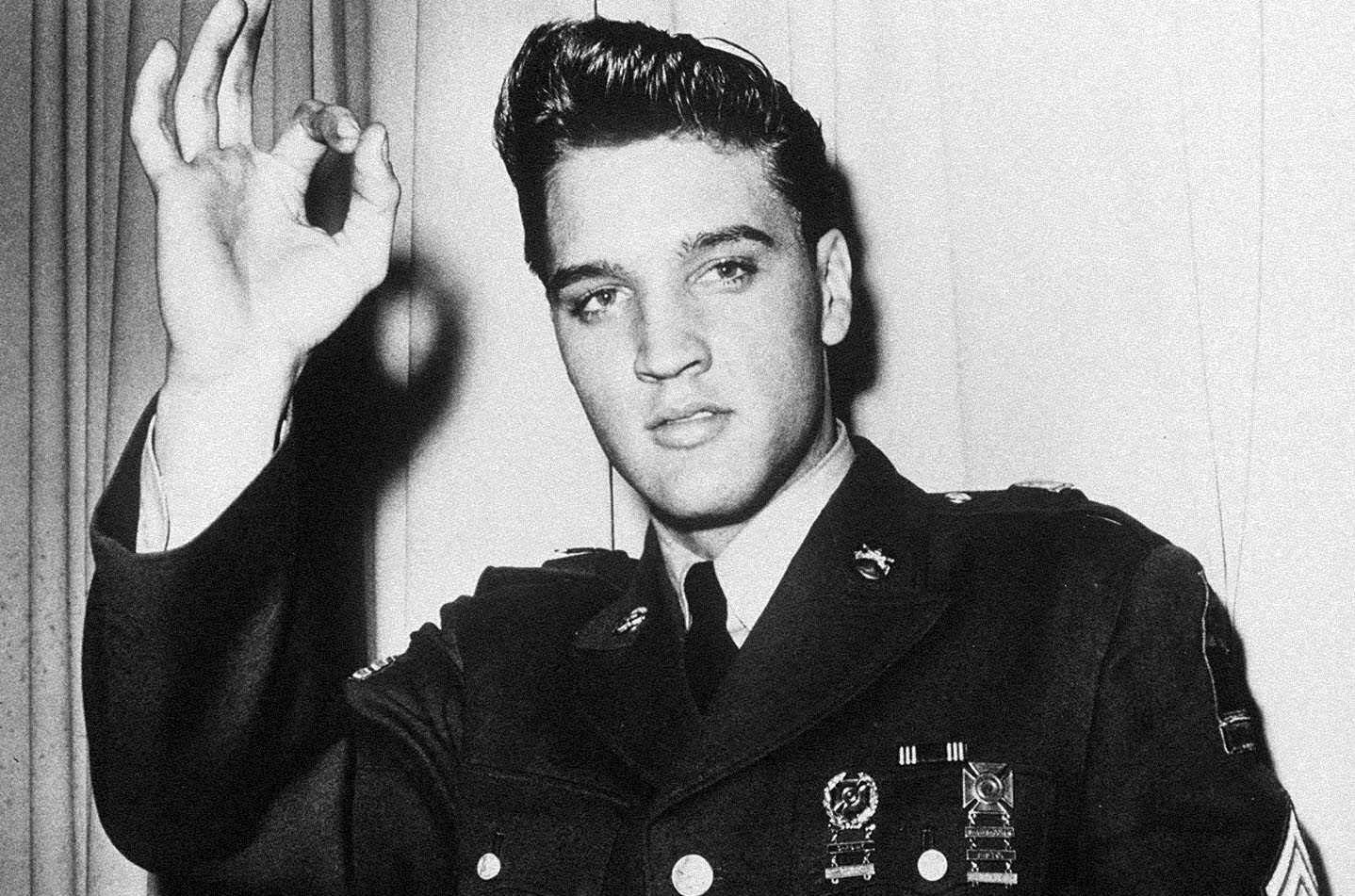 Elvis Presley had a big festive hit with "Blue Christmas".