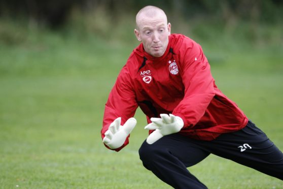 Derek Soutar during his time with Aberdeen