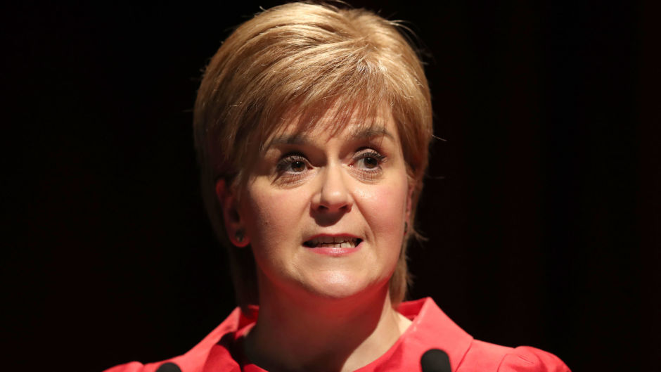 First Minister Nicola Sturgeon.