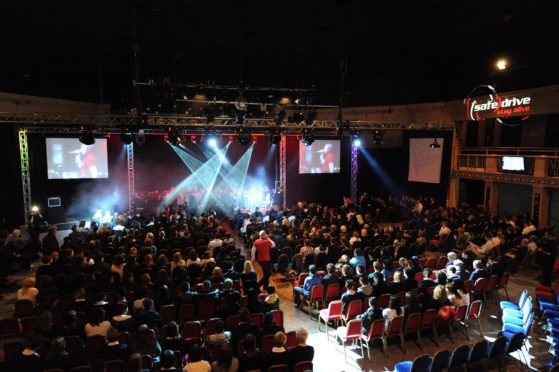 Last year's Drive Safe Stay Alive at Aberdeen's Beach Ballroom.