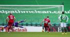 Lewis Ferguson put Aberdeen ahead from the penalty spot