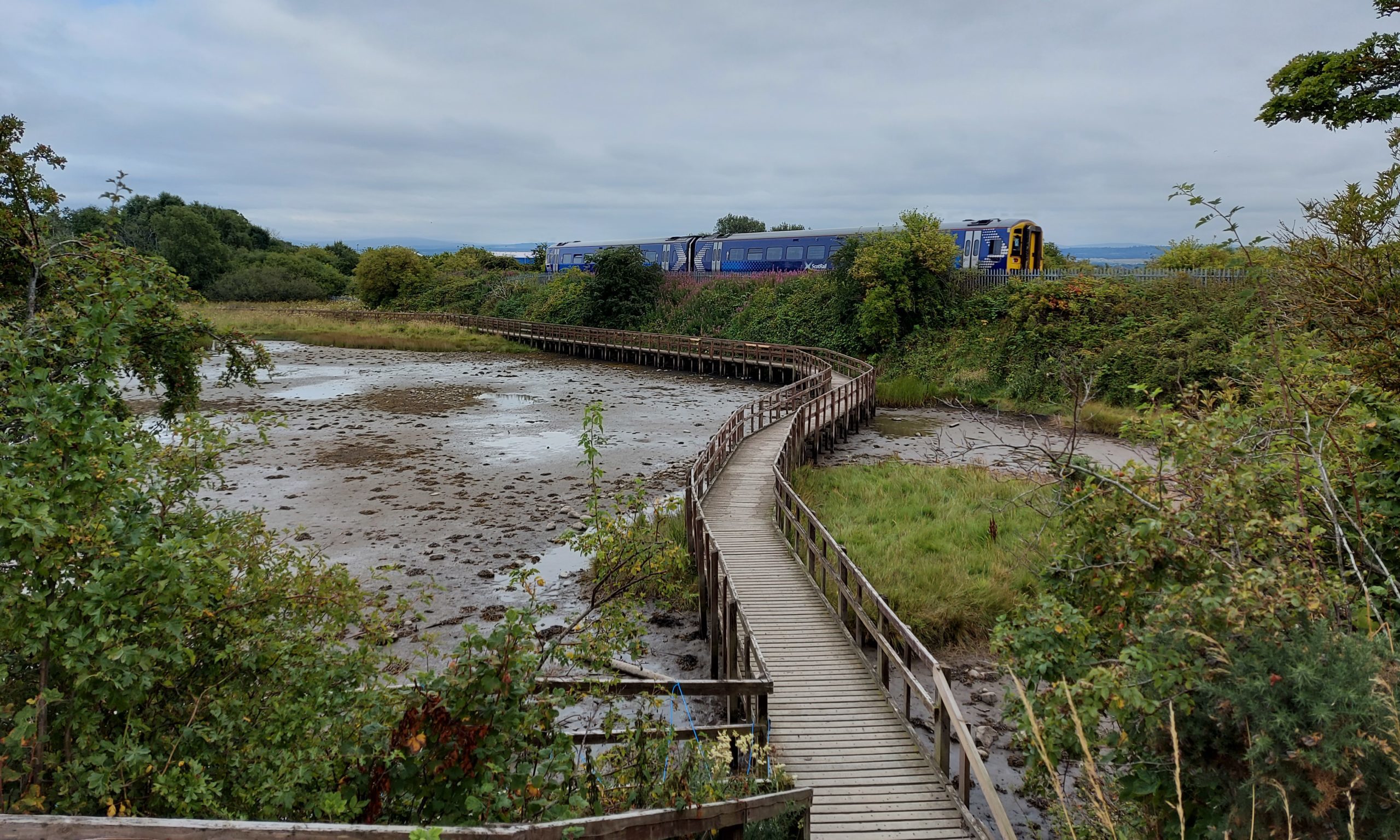 The boardwalk at Merkinch Local Nature Reserve was at risk of closure.