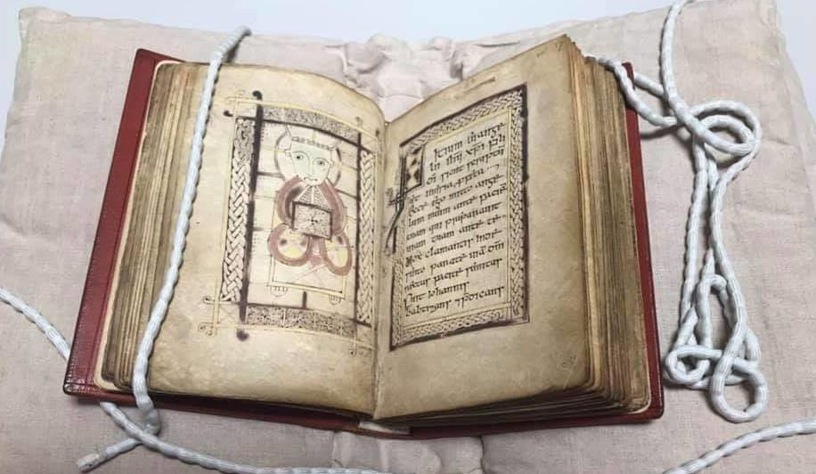 Funds are being raised for the loan of the Book of Deer from Cambridge University.