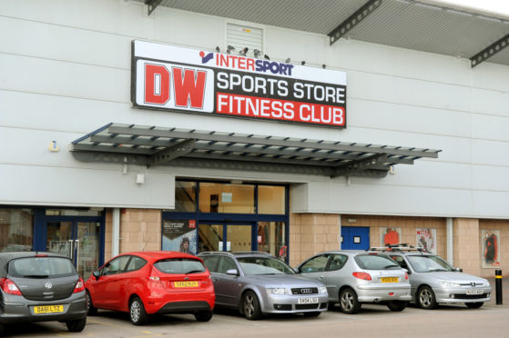 DW Sports and Fitness Centre on The Beach Retail Park, Aberdeen
Picture by Chris Sumner