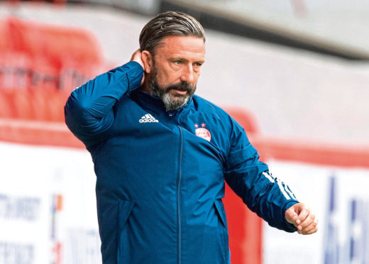 Aberdeen boss Derek McInnes.