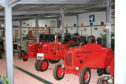 Some of the Flambeau Red painted Case tractors from the D series and S series ranges.