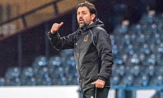 Cove Rangers manager Paul Hartley.