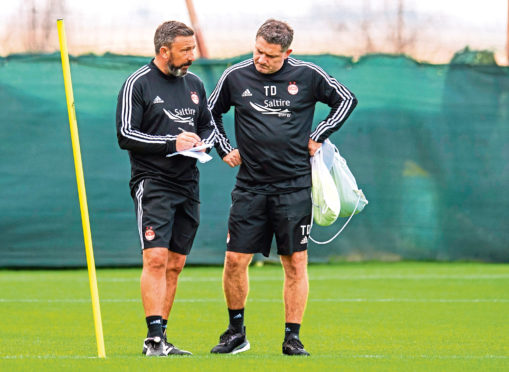 Derek McInnes and his staff are still on the lookout for a striker.