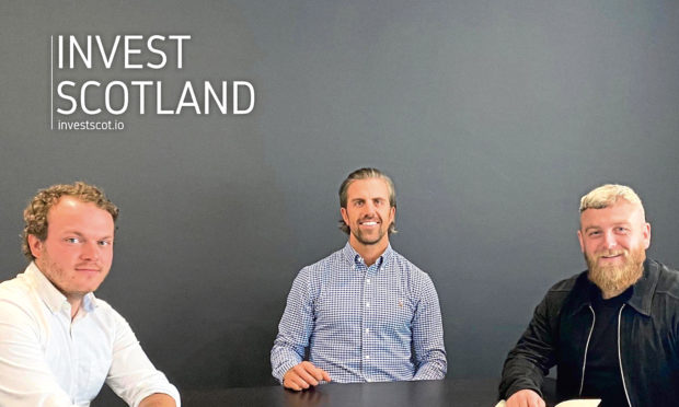 Invest Scotland founders (l-r) James Longcroft, John Ross, Sean Rollo