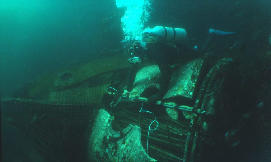 Alec Crawford, a marine salvage hunter from Newport-on-Tay, investigates the famous RMS Oceanic.