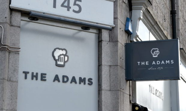 The Adams and The Hawthorn bar on Holburn Street.