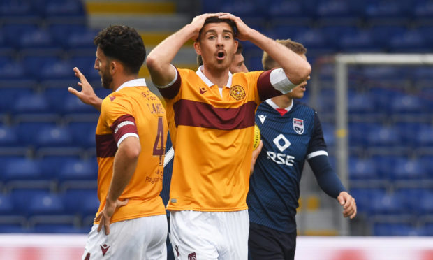 Motherwell defender Declan Gallagher.