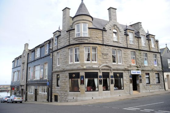 The Royal Hotel in Fraserburgh.