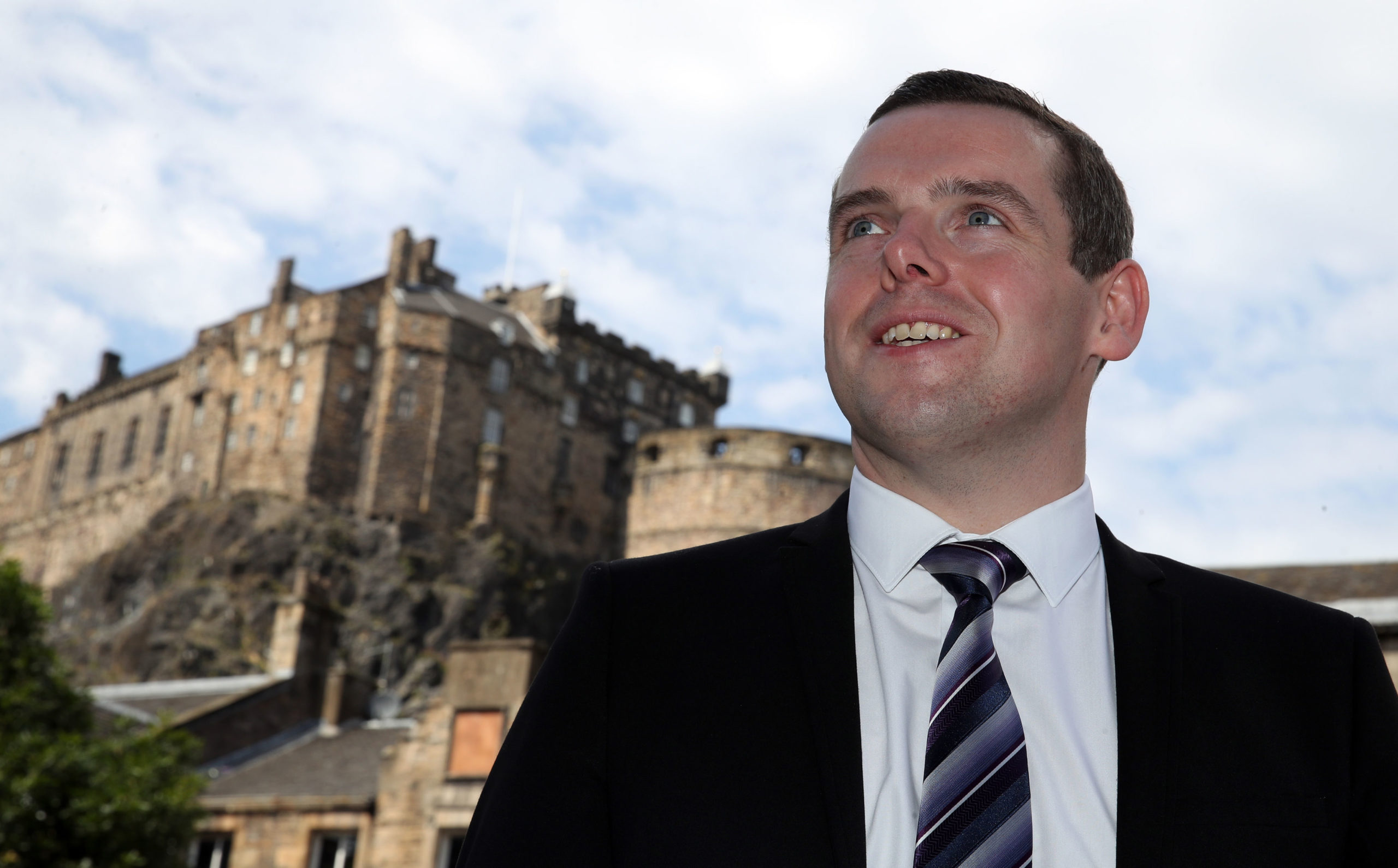 Scottish Conservative MP Douglas Ross in Edinburgh, after he confirmed he will stand for the leadership of the Scottish Conservatives.
