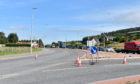 The Westhill / Kingswells roundabout connecting to the AWPR