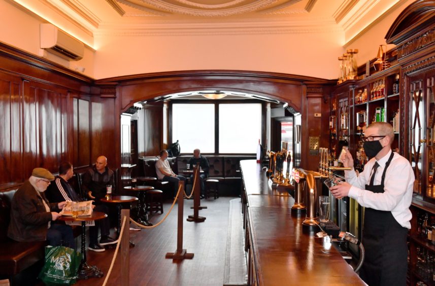 IN PICTURES Pubs, restaurants and cafes reopen across Aberdeen Press