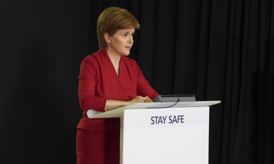 First Minister Nicola Sturgeon