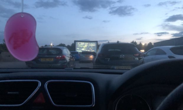 Scores gathered over the course of the weekend to sample the drive in cinema at Caledonian Stadium