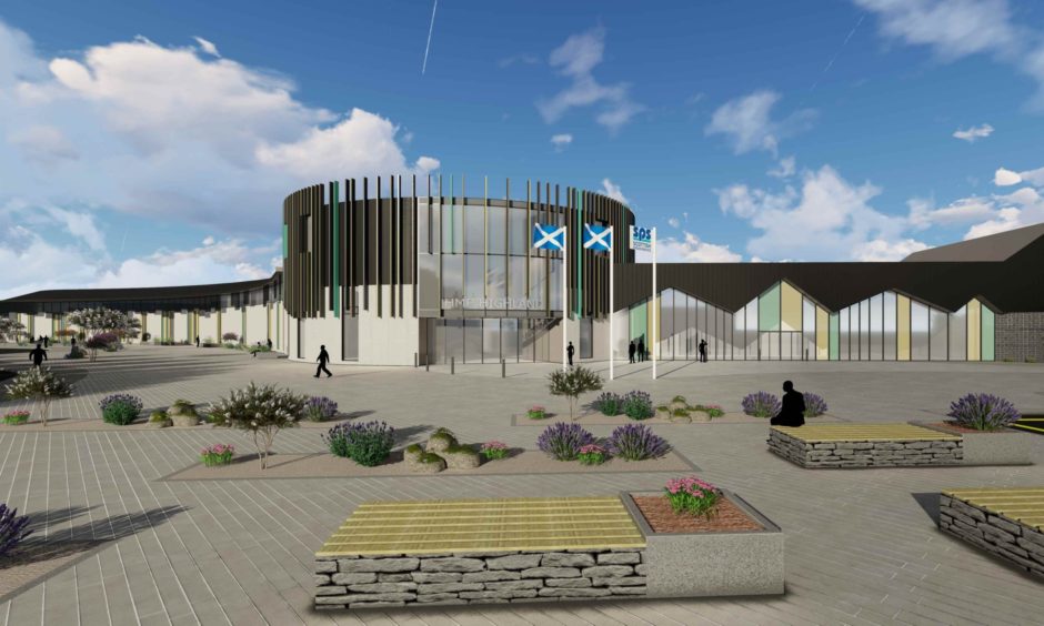 An artist's impression of how the new prison could look.