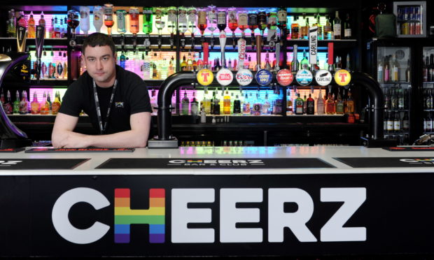 George McKenzie, general manager of Cheerz Bar, Exchange Street, Aberdeen.
Picture by Darrell Benns.