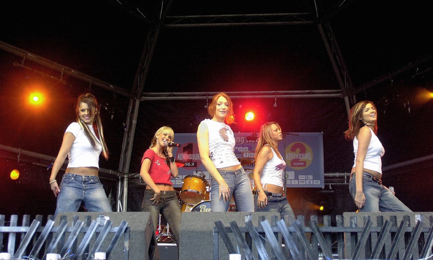 Girls Aloud thrilled Aberdeen fans when they played the popular Free At The Dee outdoor concert in Duthie Park in 2003.