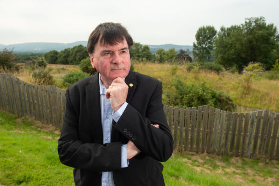 Councillor Ken Gowan at the Tulloch site at Wester Inshes, Inverness.
Picture by Jason Hedges