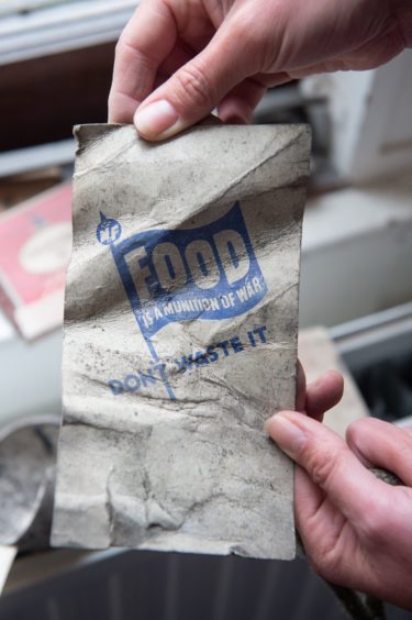 Secret messages, chocolate bar wrappers and cigarette packets were found under the floorboards.
Pictures by Jason Hedges.