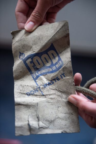 Secret messages, chocolate bar wrappers and cigarette packets were found under the floorboards.
Pictures by Jason Hedges.