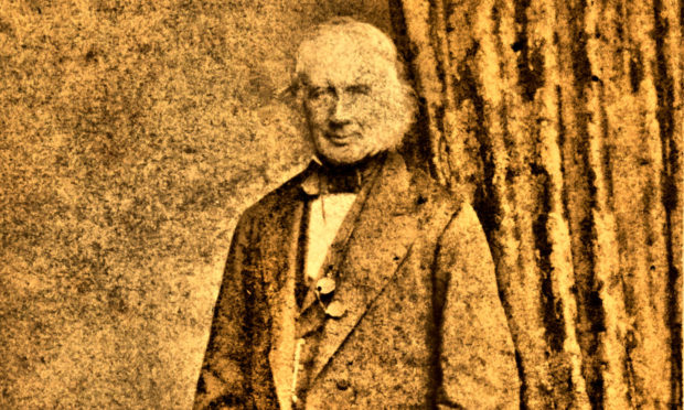Robert Davidson's family found this sepia-tinted portrait of the Aberdonian inventor, dating from the 1870s, hidden in a drawer.