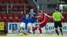 Aberdeen's Ryan Hedges scores the winning goal at St Johnstone.