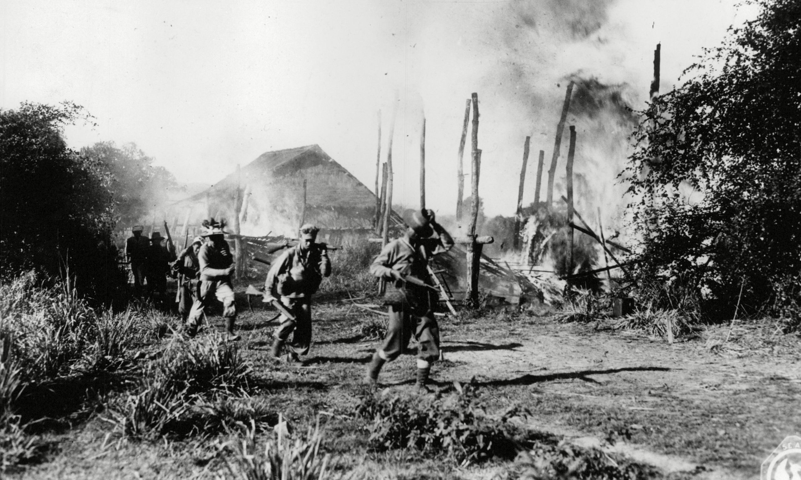 The fighting in Burma was brutal with all British servicemen severely challenged by the atrocious weather conditions in the malaria-ridden jungle.
