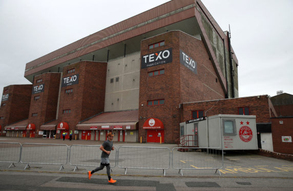 Pittodrie Stadium.